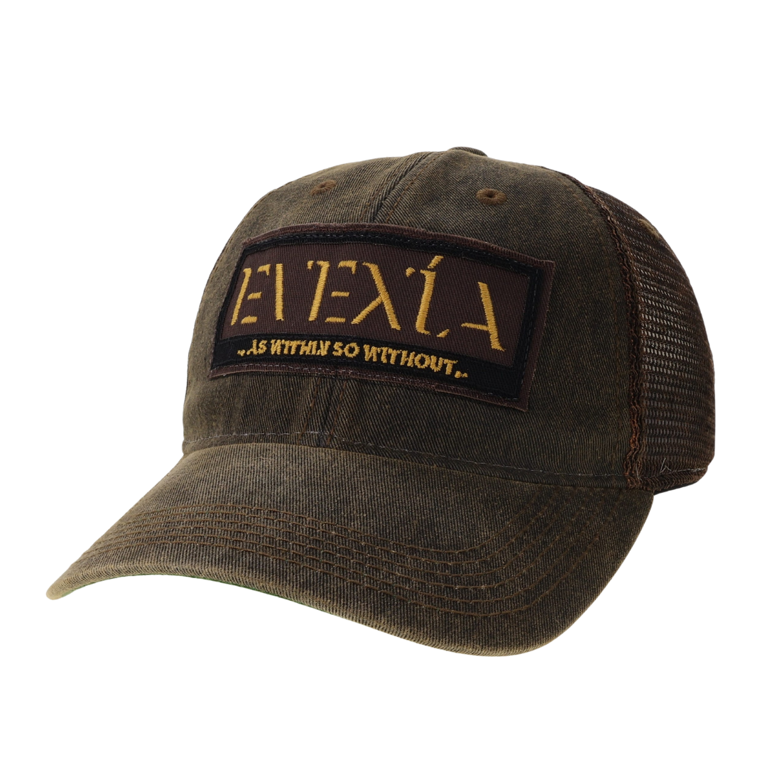 L2 Brands | Black Greaser Trucker OFA | Evexia Hat